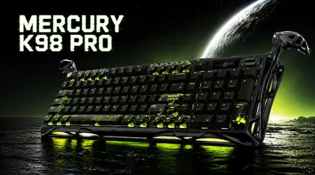GravaStar Mercury K98 Pro: Клавіатурний кіберпанк з дисплеєм і величезною автономністю