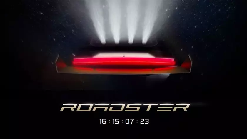 Тизер презентации нового Tesla Roadster
