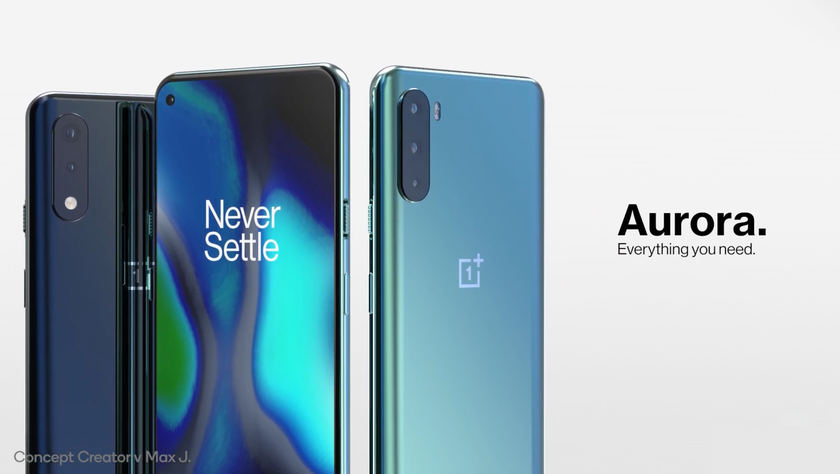 Видео-концепт OnePlus Aurora (aka Billie): «дырявый» дисплей, двойная или тройная камера и стеклянный корпус с двумя расцветками