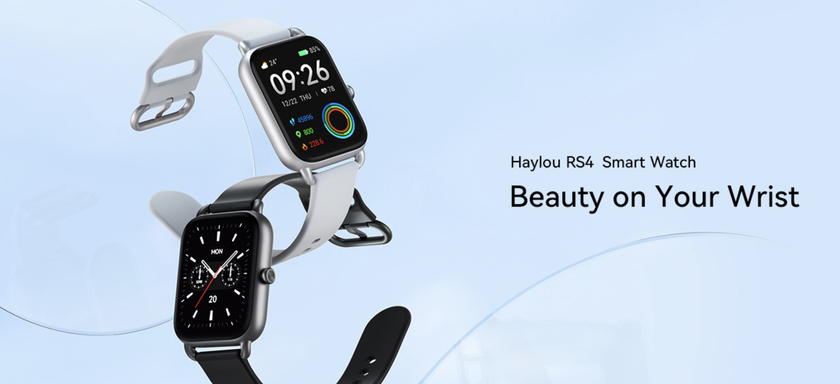 Haylou RS4: смарт-часы из экосистемы Xiaomi с AMOLED-экраном на 1.78", датчиком SpO2, защитой IP68 и автономностью до 10 дней за $44