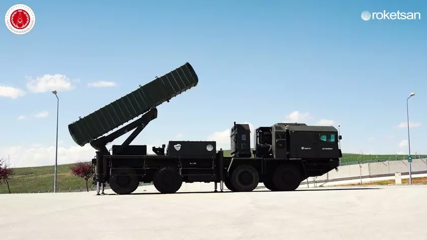 Roketsan опубликовала видео запуска баллистической ракеты TAYFUN с дальностью пуска более 500 км
