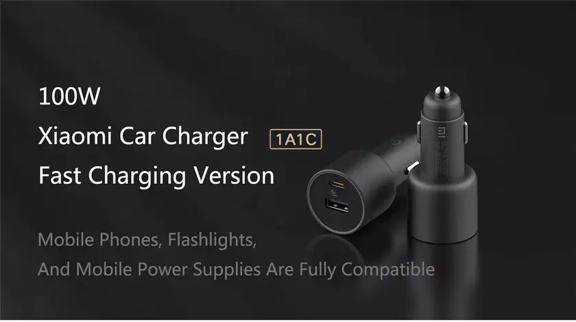 Xiaomi Car Charger Dual: 100-ваттная автомобильная зарядка с двумя портами USB дешевле $20