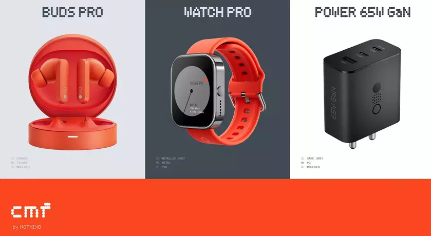 CMF Buds Pro, CMF Watch Pro и CMF Power 65W GaN дебютировали на глобальном рынке