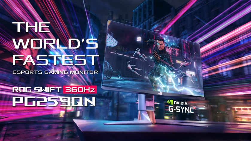 ASUS представила ROG Swift 360Hz: самый быстрый в мире игровой монитор с частотой 360 Гц