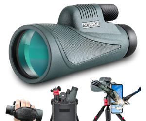 Adasion Monocular Telescope with Smartphone Adapter
