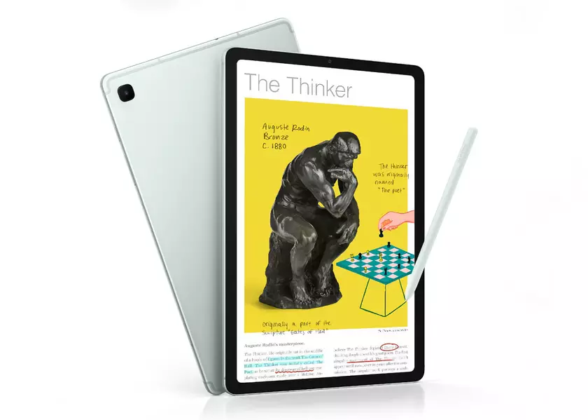 Инсайдер показал как будет выглядеть Samsung Galaxy Tab S6 Lite (2024) в новом цвете Mint
