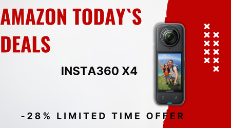 Insta360 X4 Standard Bundle – Save $140 with 28% Off Revolutionary 8K 360° Camera!