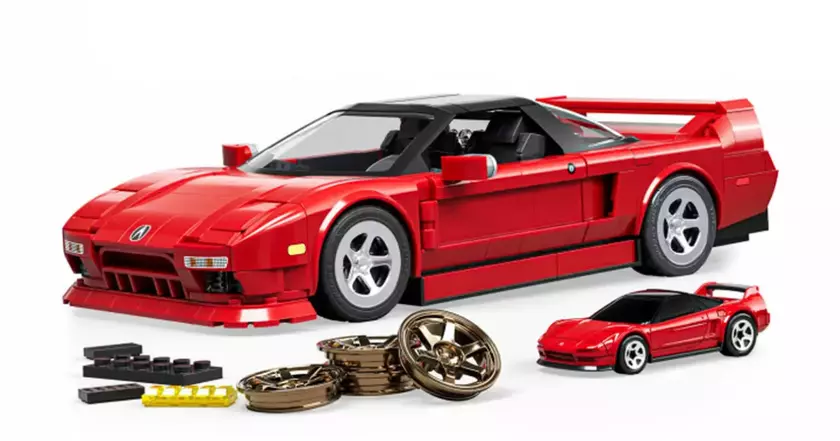 Погрузитесь в детали: Acura NSX в масштабе от Brick Shop