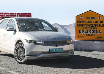Hyundai IONIQ 5 попал в Книгу рекордов Гиннеса за наибольшее изменение высоты на электромобиле