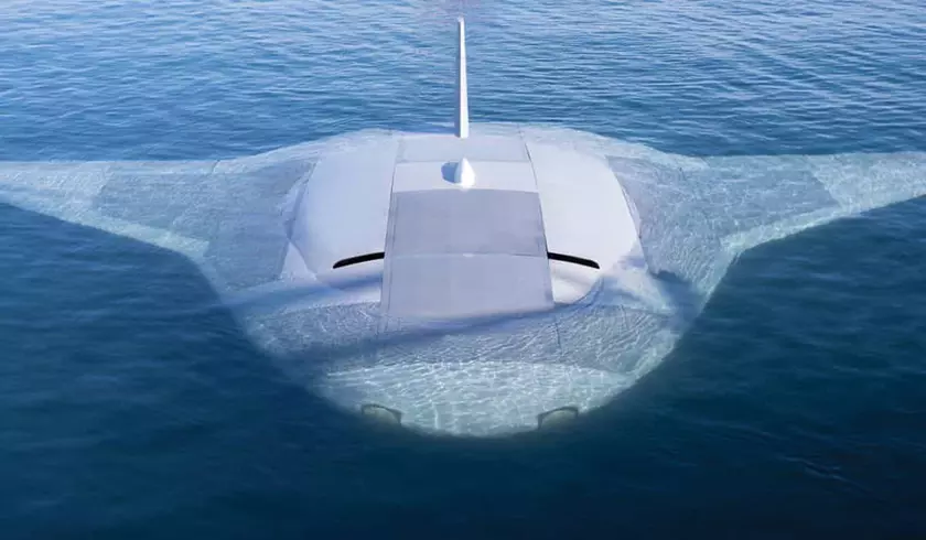 В США заметили новейший военный морской беспилотник Manta Ray 