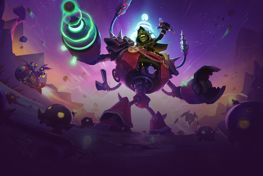 Hearthstone получит дополнение «Проект Бумного дня» с роботами и наукой
