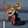 Festive combat drone with a reindeer mask