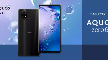 Sharp Aquos Zero 6 - екран 240 Гц, Snapdragon 750G, захист IP68 та Android 11