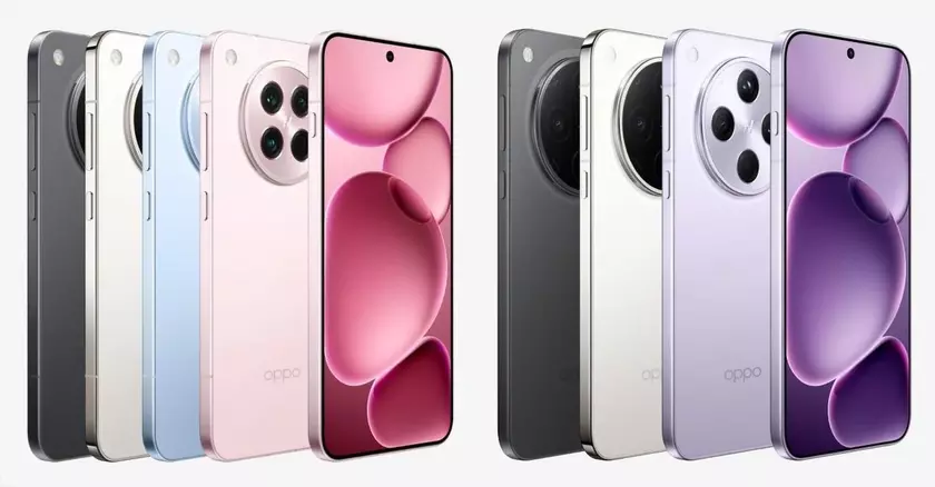 Первое появление: официальные изображения Oppo Find X8s и X8s Plus