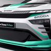 Interior of Skoda Enyaq RS Race