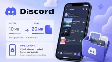 Discord змилостивився: ліміт завантаження файлів для безкоштовних акаунтів знову виріс
