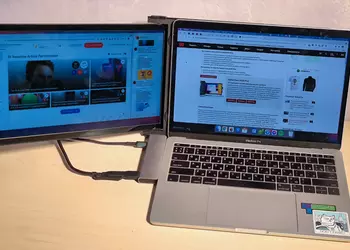 Как удвоить экран ноутбука и сохранить мобильность: обзор USB-монитора-трансформера Mobile Pixels DUEX Plus