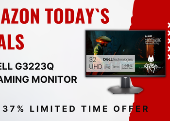 Dell G3223Q 32" Gaming Monitor Bundle – Now $260 Off!