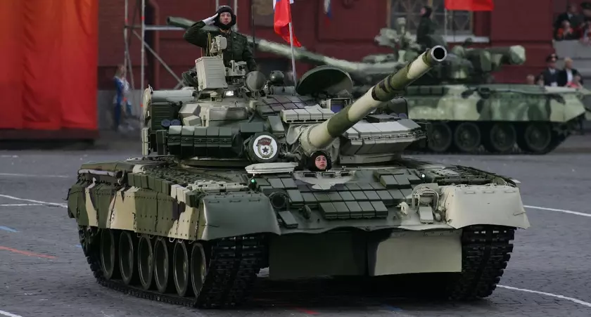 Чешские военнослужащие ВСУ захватили два российских танка Т-80БВ
