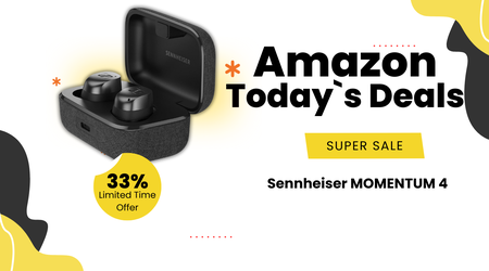 Sennheiser MOMENTUM True Wireless 4 Earbuds – Premium Audio with $100 Savings and 33% Off!