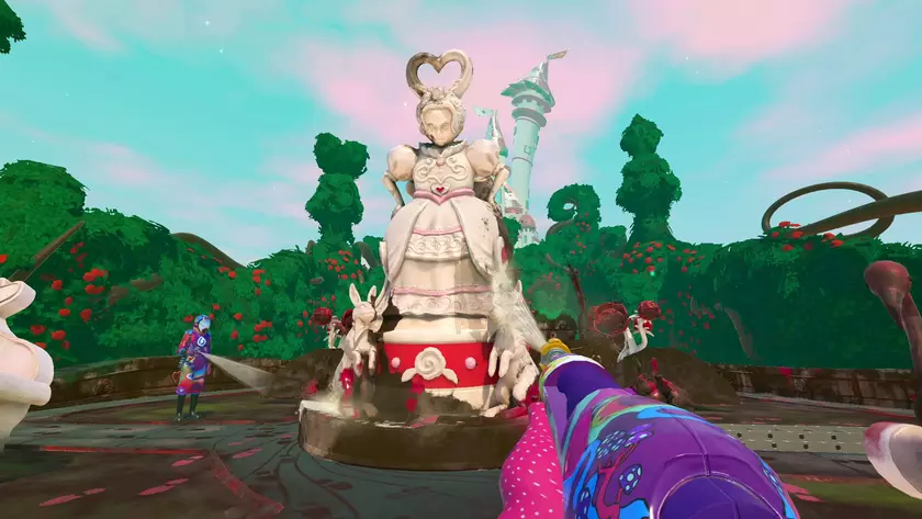 Время убирать Страну Чудес: PowerWash Simulator получила дополнение Alice's Adventures с новыми локациями, костюмами и достижениями
