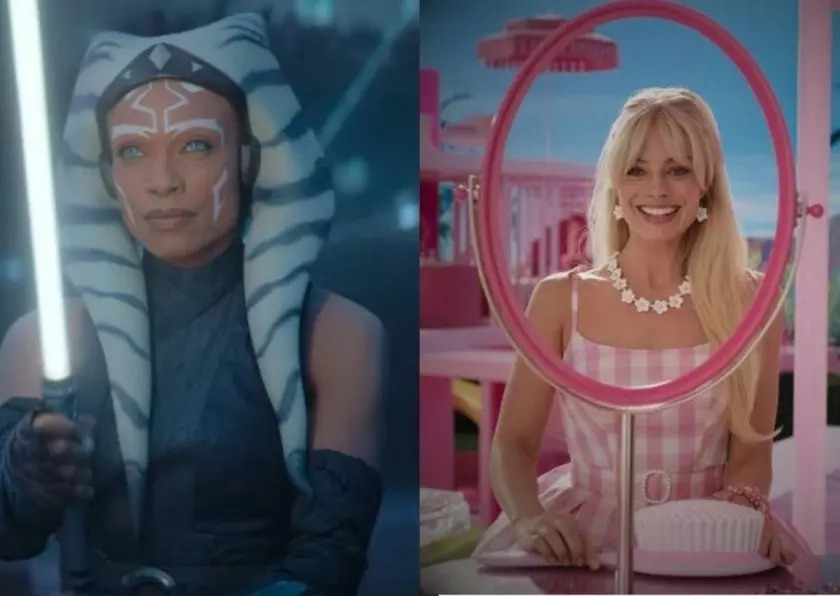Слияние несовместимых миров: Ahsoka и актриса из Barbie стали одним целым в Star Wars!