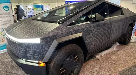 "Обгортка" за $10 000: Tesla Cybertruck покрили сонячними панелями, що живлять бортову батарею