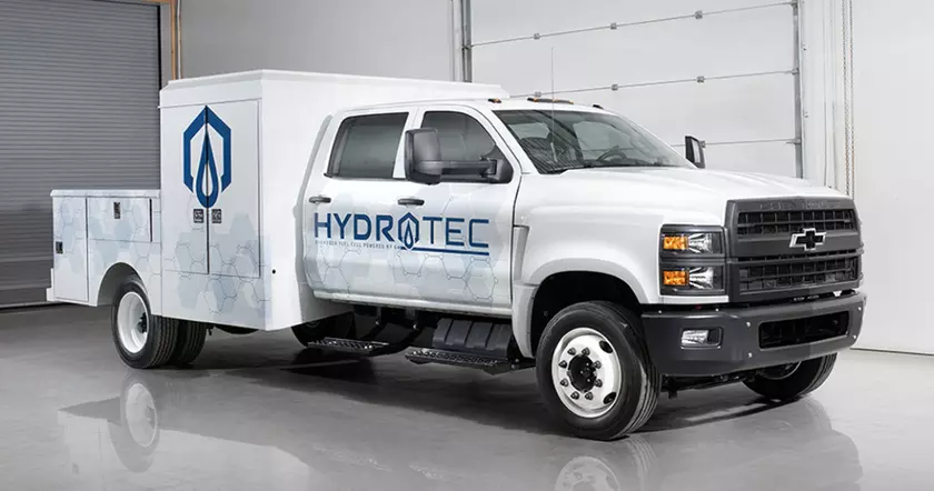 Первый взгляд на будущий грузовик: Chevrolet Silverado 5500 MD с водородными топливными элементами