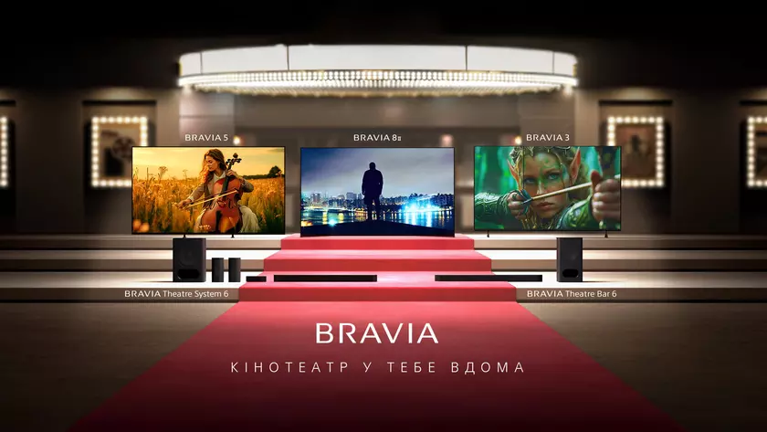 Откройте новую эру просмотра: телевизоры BRAVIA 2025