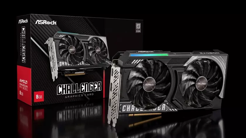 Видеокарта ASRock Radeon RX 9050 Challenger