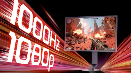 Таких моніторів ще не було: LG представила першу в світі модель з частотою 1000 Гц при роздільній здатності 1080p