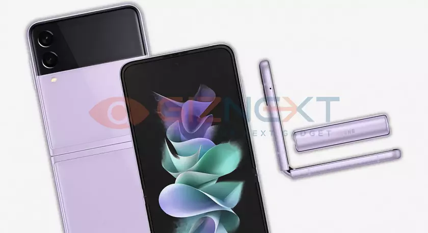 «Раскладушка» Samsung Galaxy Z Flip 3 появилась на новых рендерах со всех сторон