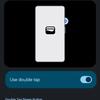 Double pressing the power button to open the wallet in Android 16