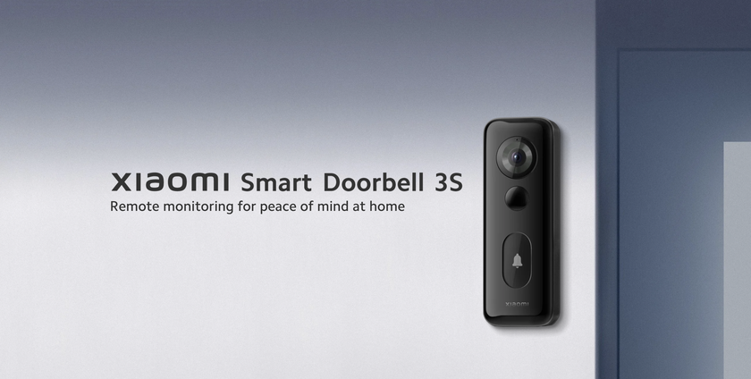 Xiaomi Smart Doorbell 3S с поддержкой Wi-Fi 6, встроенной камерой и защитой IP65 дебютировал на глобальном рынке