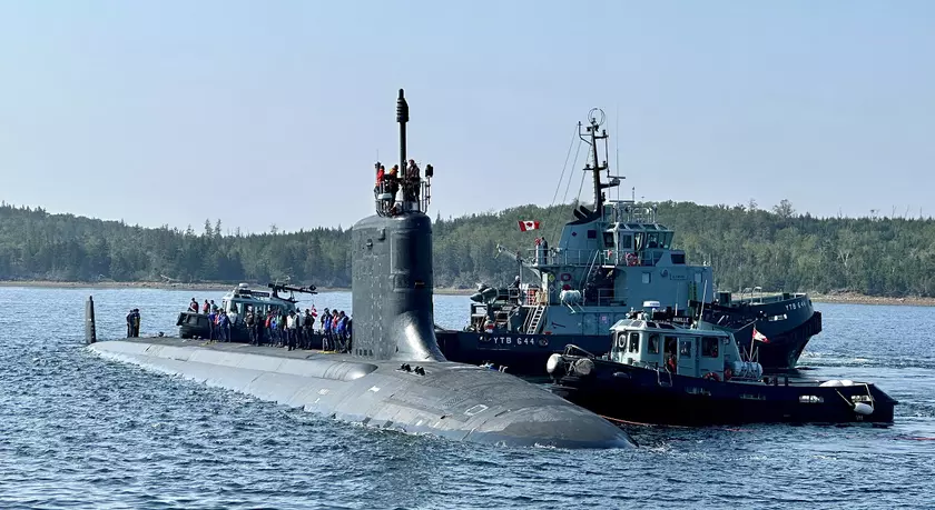 ВМС США отправили в Канаду новую атомную субмарину USS Indiana класса Virginia, которая может нести крылатые ракеты Tomahawk