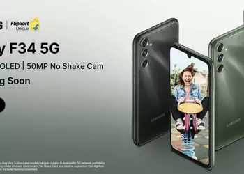 120Hz sAMOLED display, 6000 mA*h and 50MP camera with OIS - official specifications of Samsung Galaxy F34 are known