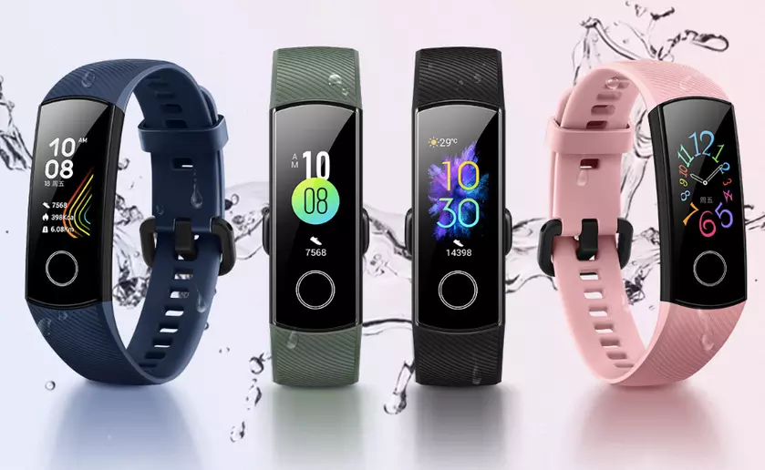 Honor Band 5: фитнес-браслет с датчиком уровня кислорода в крови и NFC за $31