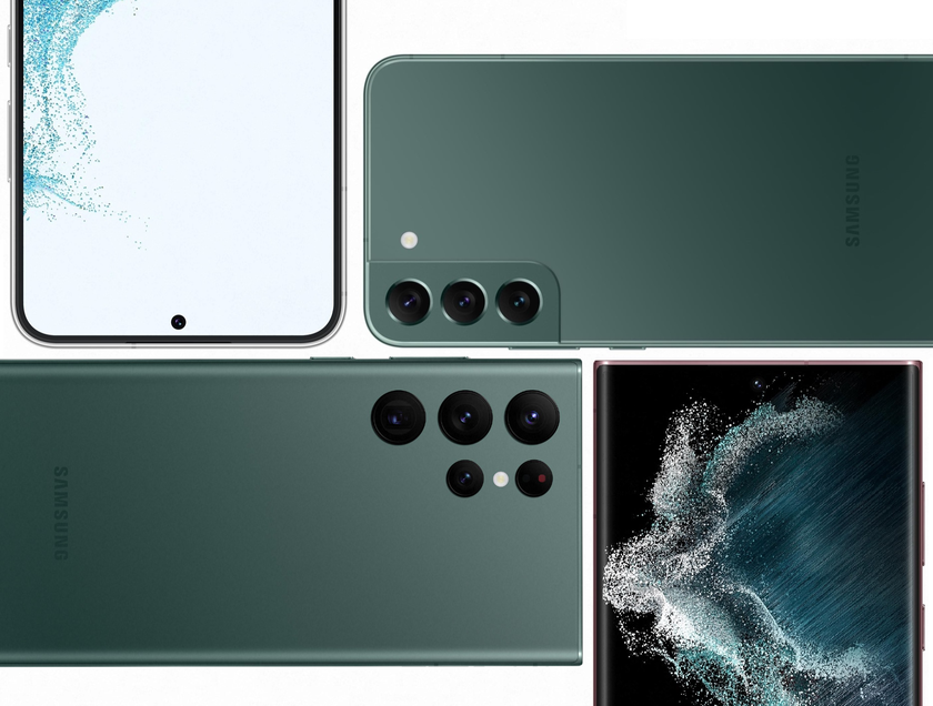 Флагманы линейки Samsung Galaxy S22 получат 45-ваттную зарядку, но не все