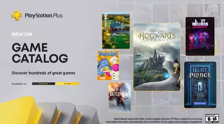 Hogwarts Legacy, Battlefield 1 та нова головоломка Blue Prince увійдуть до нової добірки ігор для передплатників PlayStation Plus Extra і Premium