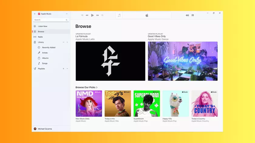 Приложения Apple Music и TV для Windows теперь доступны в виде предварительных версий