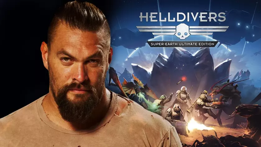 Джейсон Момоа удивил фанатов на фоне постера Helldivers