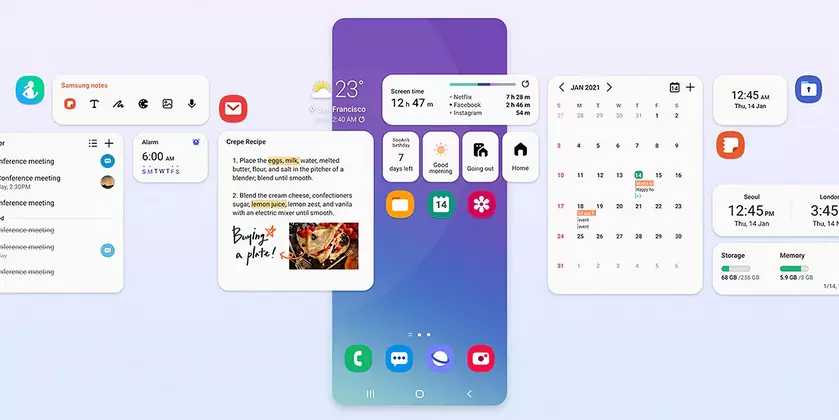 Какие смартфоны и планшеты Samsung Galaxy обновятся до Android 12 с One UI 4.0