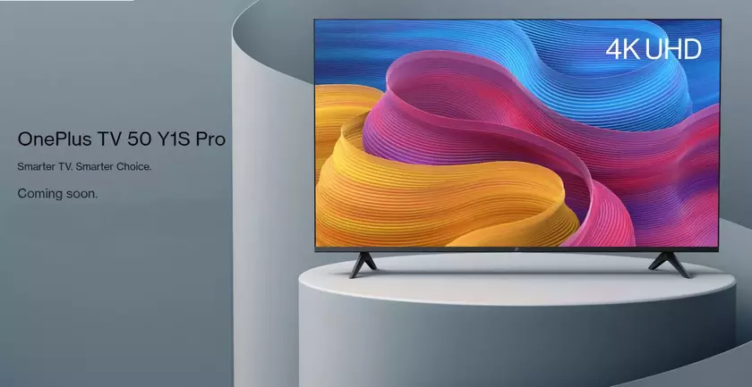 OnePlus готовит к выходу 50-дюймовый 4K телевизор OnePlus TV Y1S Pro