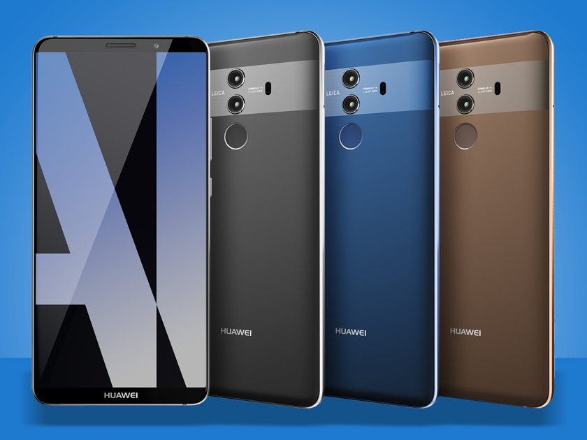 За день до релиза в сеть слили пачку фотографий Huawei Mate 10 и Mate 10 Pro
