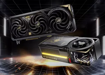 Никто не просил, но Asus это сделала — представлена эксклюзивная видеокарта RTX 5090 с изогнутым AMOLED-экраном