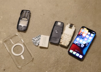 iPhone 13 Pro vs Nokia 3310 – тест на прочность падением с 20-го этажа