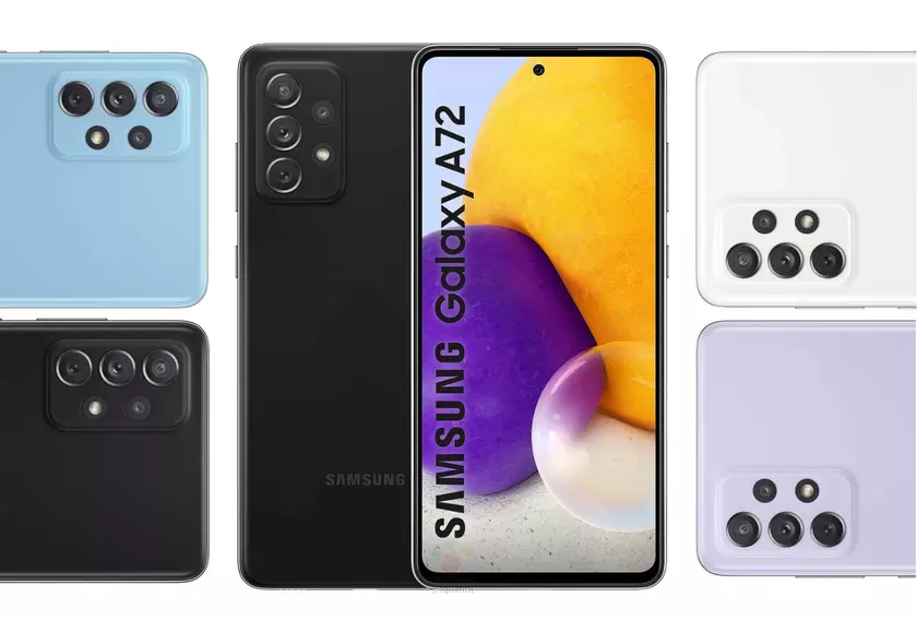 Samsung Galaxy A72 с обновлением получил улучшенную камеру и новый патч безопасности