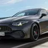 Превью электрического седана Mercedes-AMG CLA 45 - вид сбоку