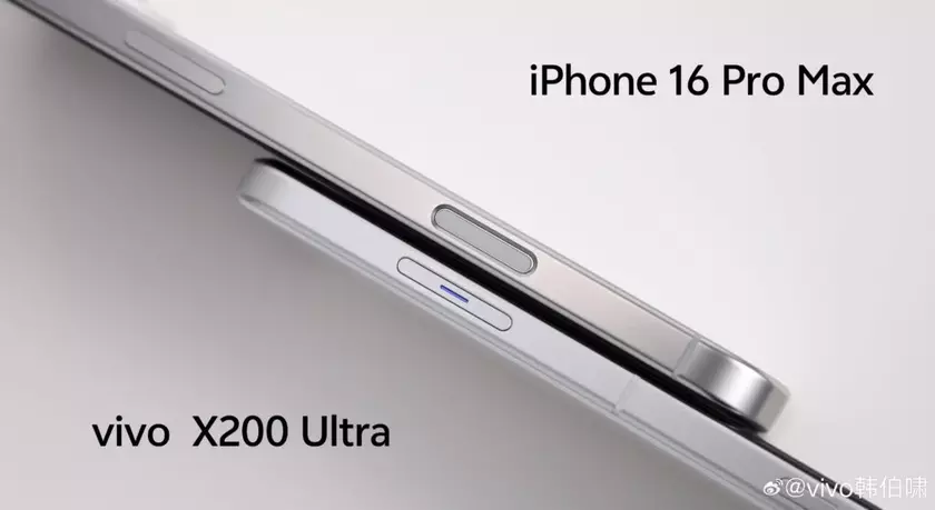 Новый Vivo X200 Ultra: Инновационная кнопка камеры и дизайн тоньше, чем у iPhone 16 Pro Max