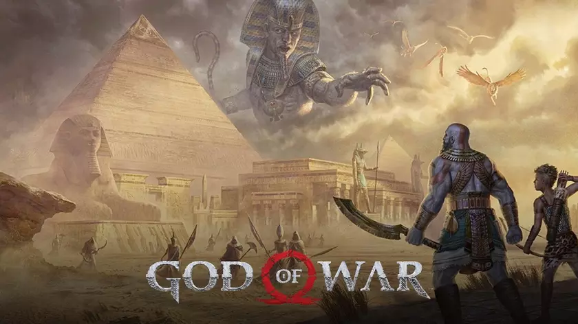 Новый концепт God of War: Кратос в мире египетских богов